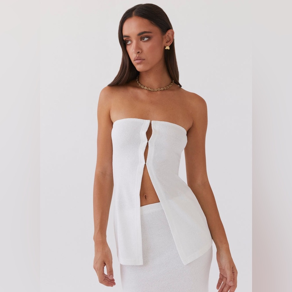 Peppermayo Delicate Lady Knit Top in White – Size M – NWT